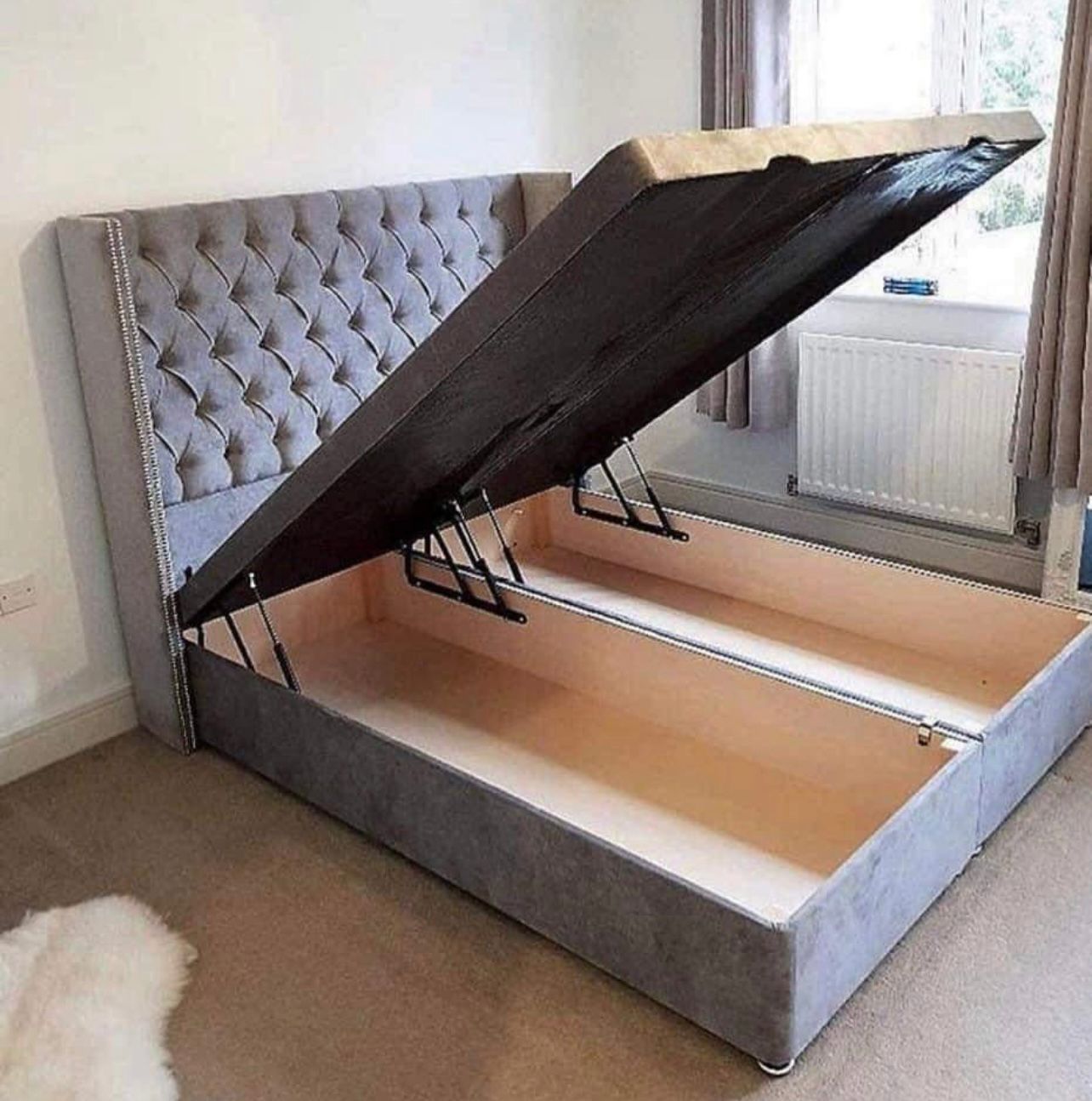 Miles Chesterfield Ottoman Divan Bed