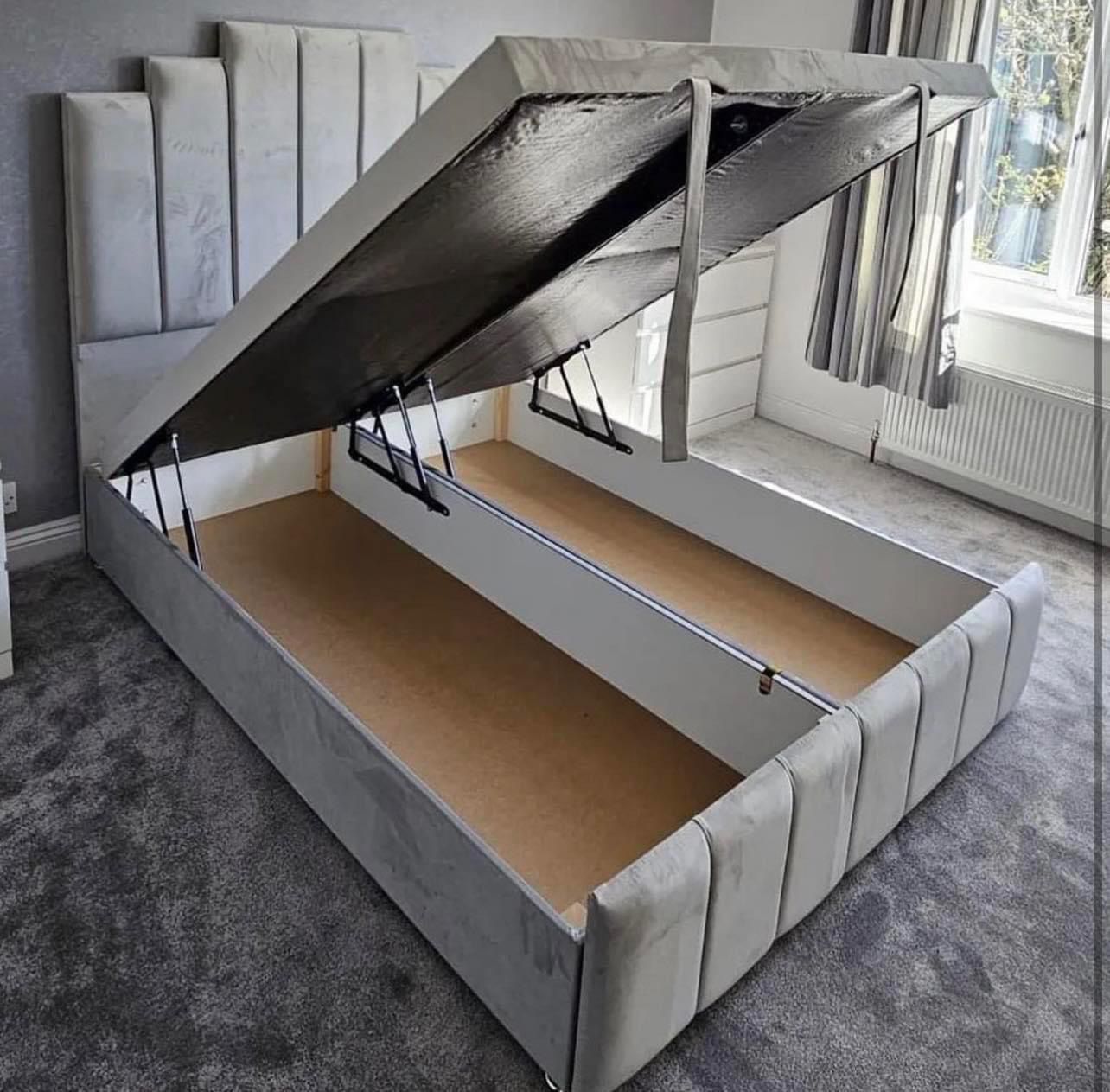 Benjamin Multi Lined Ottoman Divan Bed